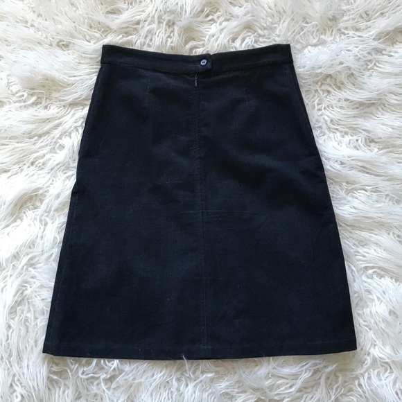 A.P.C. Coco Cotton-blend Corduroy Skirt In Blue 38 - Picture 7 of 10